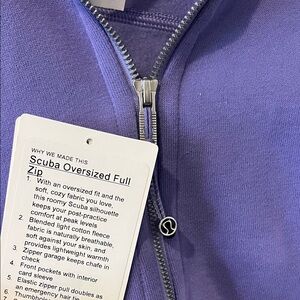 Lululemon Lavender Zip-Up Hoodie